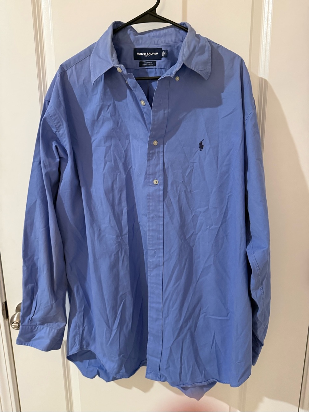 Ralph Lauren Men's Sky Blue Button-Down Oxford Shirt
